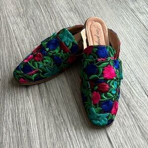 Free People Brocade At Ease Loafer Size 38